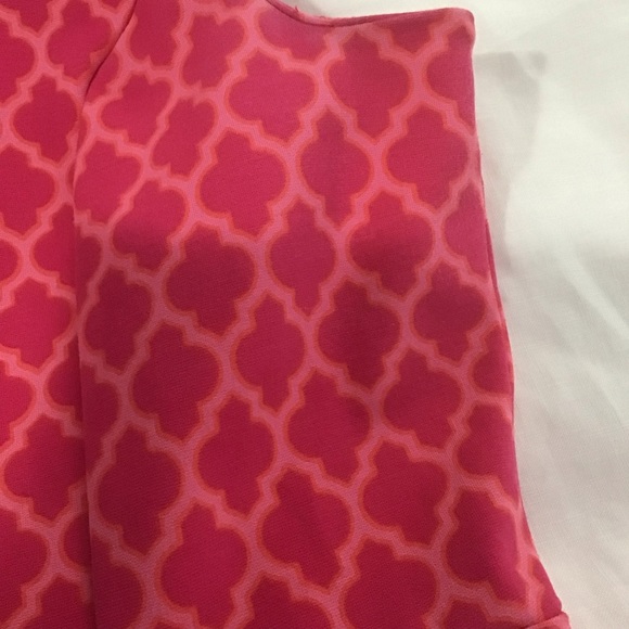 Lands’ End Ponte Sheath Pink Magenta Sleeveless Dress 2 Pockets, Size 16 - Picture 8 of 15